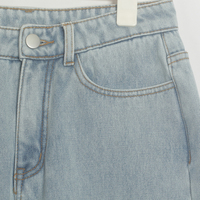 Wixra stylowe spodnie dżinsowe kobiece spodnie jeansowe z futerkiem BF Casual Button spodnie damskie Streetwear jesienno-zimowa 3